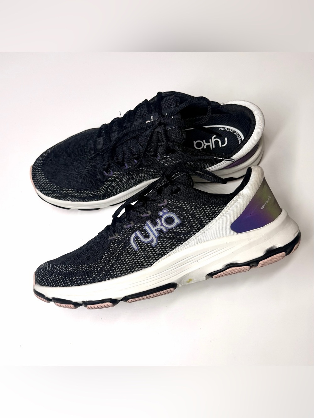 Rykä Women's Devotion X walking sneakers Black / White Size- 8 M - Picture 8 of 9